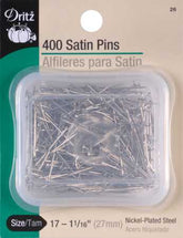Dritz Satin Pin Size 17 - 1-1/16in 400ct